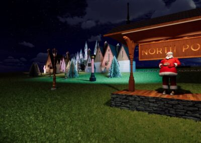 Heber Valley Village concept train platform