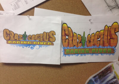 crazy cactus signage concept