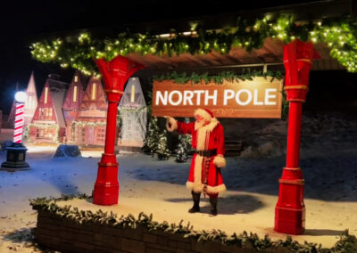 Heber Valley Railroad North Pole Express Train Stop