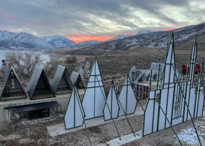 Heber Valley Village Site Installation from back