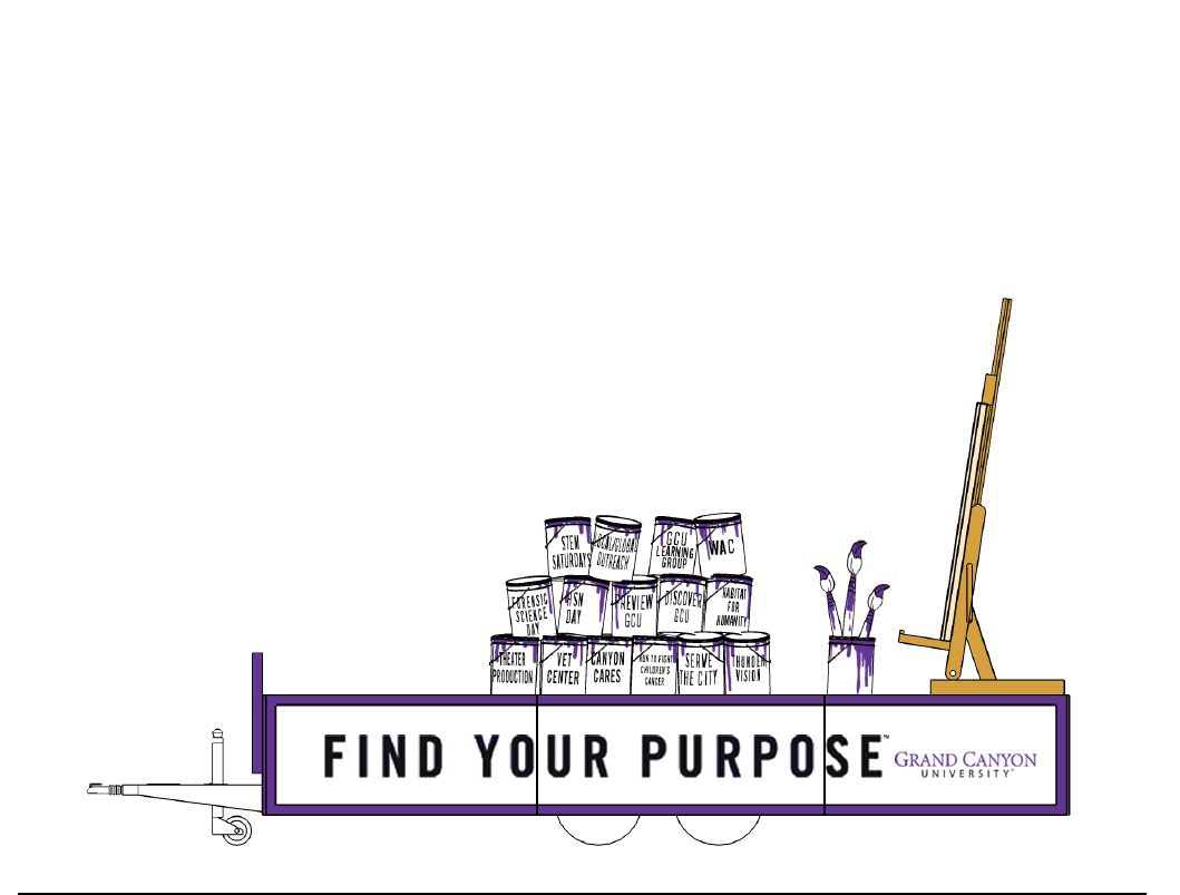Parade Float Grand Canyon University Concept